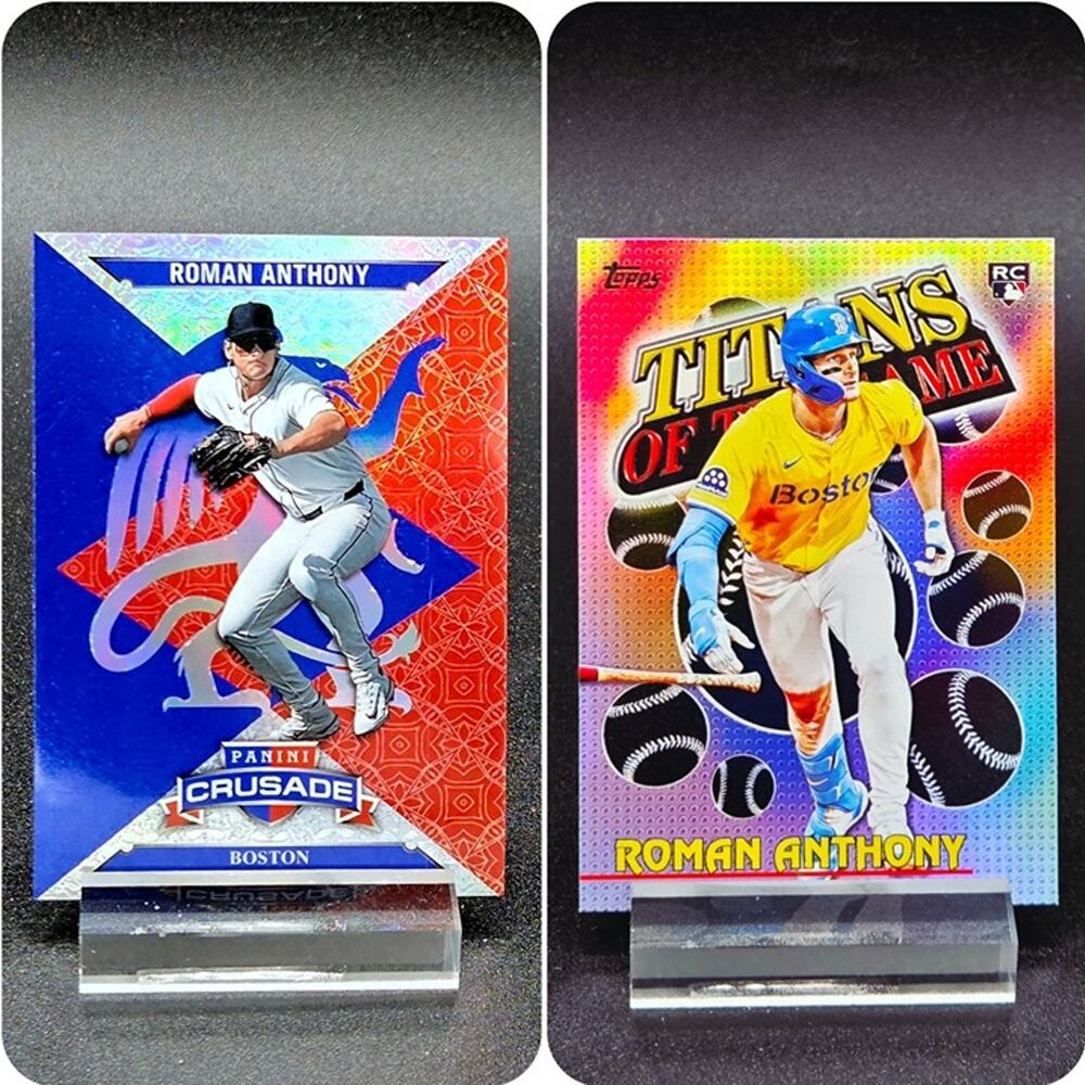 Roman Anthony Crusade Chromium Titans RC Boston Red Sox Top Prospect